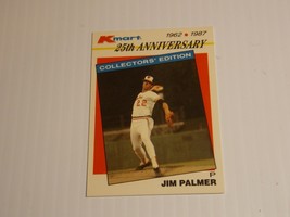 1987 Topps Kmart 25th Anniversary Jim Palmer #17 Baltimore Orioles - £1.17 GBP