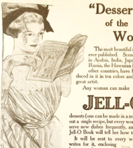 1909 Jell-O Gelatin Desserts of the World Advertisement Ephemera 8 x 5.25&quot; - $17.49