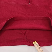 Columbia WU6176 Men's Hemlock Ridge Pullover Brick Red Fleece Jacket Size Large image 4