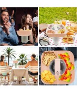 Silicone Snack Platter With Lid - $485.32 MXN