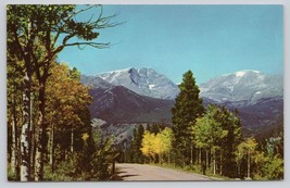 Postcard Mt. Ypsilon From Trail Ridge Road Rocky Mountain National Park Colorado - £3.54 GBP