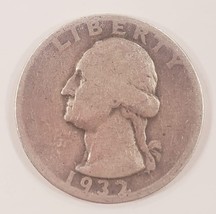 1932-D 25C Washington Quarts En Bon État, Naturel Couleur, 4-Digit Date - $83.93