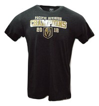 &#39;47 Vegas Golden Knights NHL Hockey Playoffs Division Champs Black Men&#39;s T-Shirt - £17.27 GBP