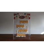 Lemax Sugar N Spice Frosted Wafer Wall Set of 4 Christmas Village Town 2004 - $300.97 MXN