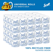 Scott Professional 100% Recycled Fiber Standard Roll Toilet Paper Bulk 8... - £60.85 GBP