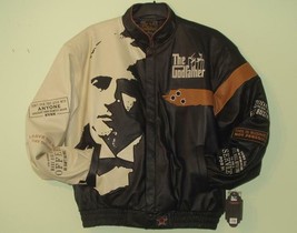 Size 5XL Hollywood The Godfather Don Corleone Leather Jacket JH Design  ... - $499.99