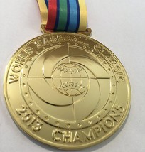 2013 WORLD BASEBALL CLASSIC GOLD MEDAL w Ribbon Dominican Republic USA R... - $19.99