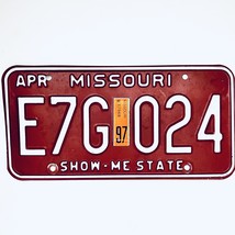 1997 United States Missouri Show-Me State Passenger License Plate E7G 024 - £20.37 GBP