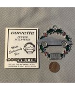 Vintage 1985 Corvette Pewter Christmas Ornament - by The Collector&#39;s Cas... - $67.29 CAD