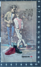 1986 Reebok Vintage Print Ad Because Life Is Not A Spectator Sport Hi-To... - £10.00 GBP