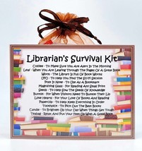 Librarian&#39;s Survival Kit - Fun Novelty Gift &amp; Card Alternative / Present / Birth - £6.48 GBP