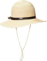 Women Men Sun Hat with Wind Lanyard Beach Packable Summer Cowboy Straw Hats - $18.99