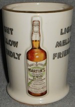 Vintage MARTINS ORIGINAL VVO Brand SCOTCH WHISKEY Ceramic STIR STICK HOLDER - $19.79