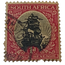South West Africa Stamp 1d Jan Van Riebeeks Ship Issued 1940 Canceled Ungraded - £5.47 GBP