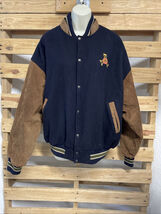 Sumac Brown Leather And Wool Snap Jacket Men&#39;s Size XXL Montecristo KG JD - €42,53 EUR