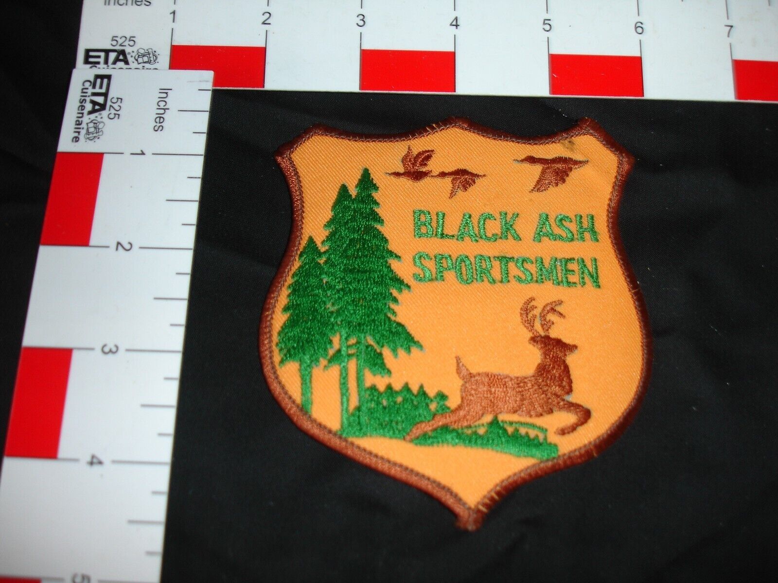 Black ash sportsmen vintage patch - $12.86