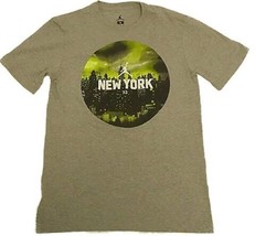 Jordan Mens Aji City Pack Ny T-Shirt Color Grey/Green/Black Size 2XL - $44.55