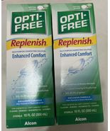 2 Opti-Free Replenish Enhanced Comfort Solution 10oz Exp 11/2027 - $315.32 MXN