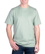 Kirkland Signature Mens T-Shirt Green Short Sleeves Crewneck Cotton Slub - $45.26 CAD