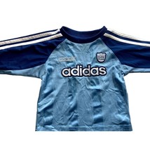 Adidas Boys Toddler Size 18 months Long Sleeve Blue Soccer Jersey Elite ... - $18.80