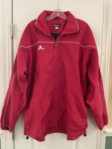 Akadema Professional Size Large Red Lightweight Jacket Windbreaker Baseball - £13.57 GBP