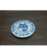 Rare 1969 Pin Button, CENTENNIAL Sled Dog Derby Races BELMONT NH NEW HAM... - $20.85 CAD
