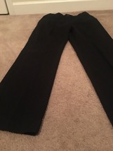 1 Pc Lee Women&#39;s Black Casual Pants Pockets Stretch Size 8 - $41.90