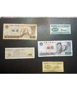 CHINA 5 BANKNOTE COLLECTION 2 Fen, 1 Fen, 5 Yuan, 10 Yuan, Foreign Excha... - $24.73