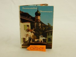 Passionsspieldorf Oberammergau Souvenir Postcard Book, 10 Color Photos, ... - £7.62 GBP