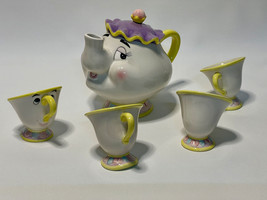 Disney&#39;s &quot;Beauty and the Beast&quot; Toy China Tea Set from The Disney Store - 1991 - £78.95 GBP