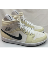 Air Jordan 1 Mid Coconut Milk White Shoes BQ6472-121 Women&#39;s Size 12 - £116.78 GBP
