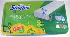 Swiffer Sweeper Wet Cloth Pad Refills, Gain Original Scent (12 Count) - £17.89 GBP