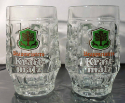Vintage Collectible German 250ml. Beer Mugs Braumeisters Kraftmalz - £17.16 GBP