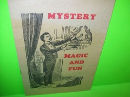 Magic Tricks Catalog Vintage Novelty Mystery Fun Illusions 1920s Warwick... - $23.40