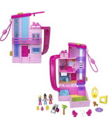 Barbie Dreamhouse Compact, Dollhouse Playset with 3 Micro Dolls, 1 Puppy... - $31.38 CAD