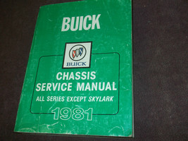 1981 Buick Lesabre Riviera Ripiano Sport Wagon Servizio Shop Repair Manual OEM G - £27.49 GBP