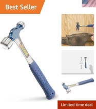 All-American 16 oz Ball Peen Hammer - Forged Steel with  Shock Grip - $43.50