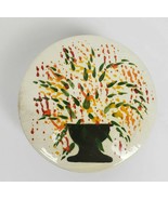 Vintage Ceramic Trinket Box With Lid Hand Painted Porcelain Collectible ... - £14.60 GBP