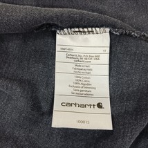 Carhartt Original Fit Men's Black Cotton Long Sleeve Graphic T-Shirt Size 2XL  image 7