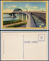 NEW YORK Postcard - Buffalo, Peace Bridge Across Niagara River N4 - £2.53 GBP