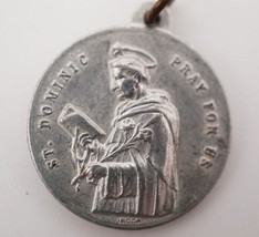 Religious Medallion Pendant St. Dominic - $24.74