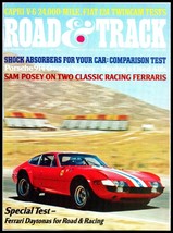 November 1974 Magazine Car Print / Cover - Road &amp; Track, Ferrari Daytona A7 - $174.54 MXN