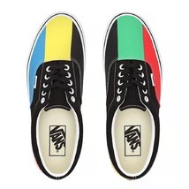 VANS Era Spirit Wide Rasta Stripes Varied Language Script Foxing Shoes W... - $68.99