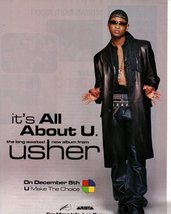 Usher Clipping Magazine photos orig 1pg 8x10 F10537 - £3.82 GBP