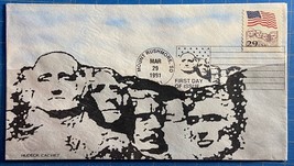 US #2523 29¢ Flag over Mount Rushmore FDC / First Day Cover (Gary) Hudeck Cachet - £3.13 GBP