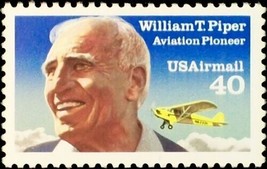 1993 40c William T. Piper, Aviation Pioneer Scott C132 Mint F/VF NH - $3.58