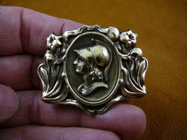 CB-Knight-1 Soldier knight man flowers Barrettes French barrette - $17.75