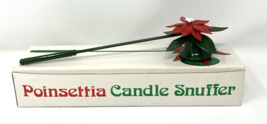 Vintage Department 56 Poinsettia Candle Snuffer - $16.14