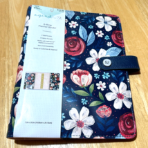 Agenda 52 6 Ring Planner Binder Blue Floral 7.5 x 9.5 inches - $16.43