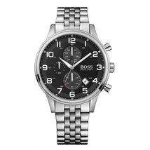 Hugo Boss HB1512446 orologio da uomo analogico al quarzo con quadrante nero... - £99.83 GBP